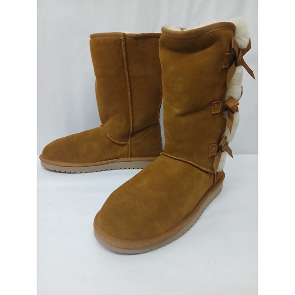 Koolaburra by UGG Womens Victoria Tall Winter Boot 1015875 Chestnut Brown Sz 10 - Picture 5 of 9